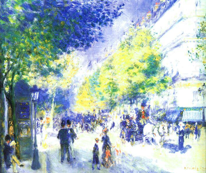 Pierre Renoir Les Grands Boulevards china oil painting image